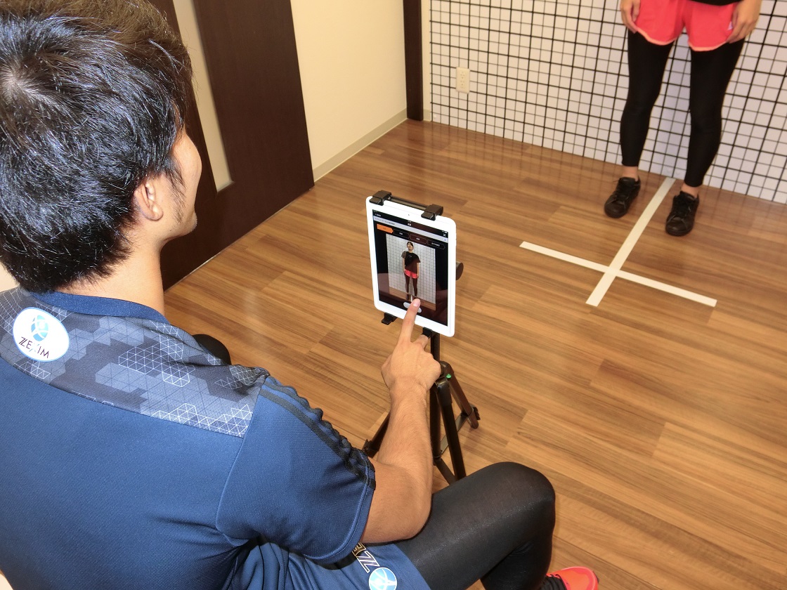 iPadで撮影している写真
