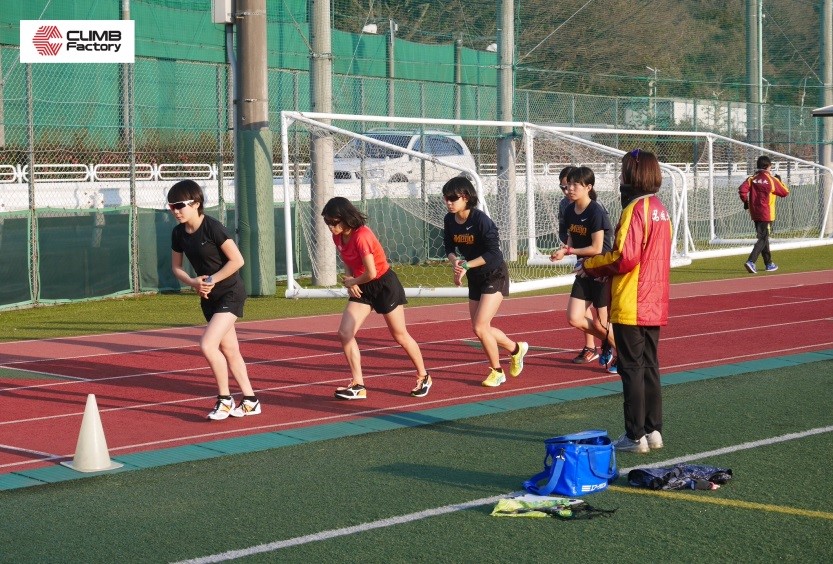 名城大学女子駅伝部練習の写真