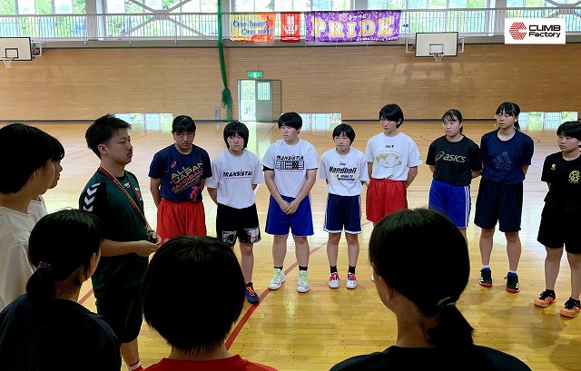 松韻学園福島高等学校 女子ハンドボール部_練習風景