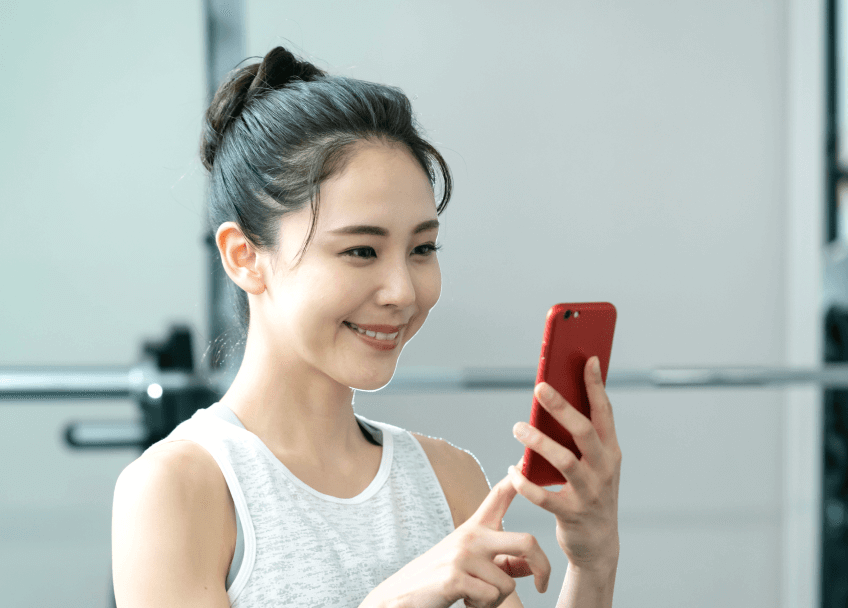 自分用のメニューをマイページで確認